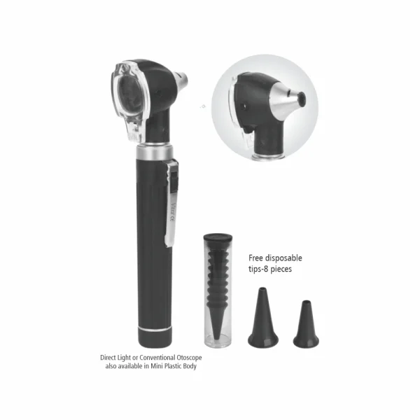 Mini Plastic Body Fiber Optic Otoscope